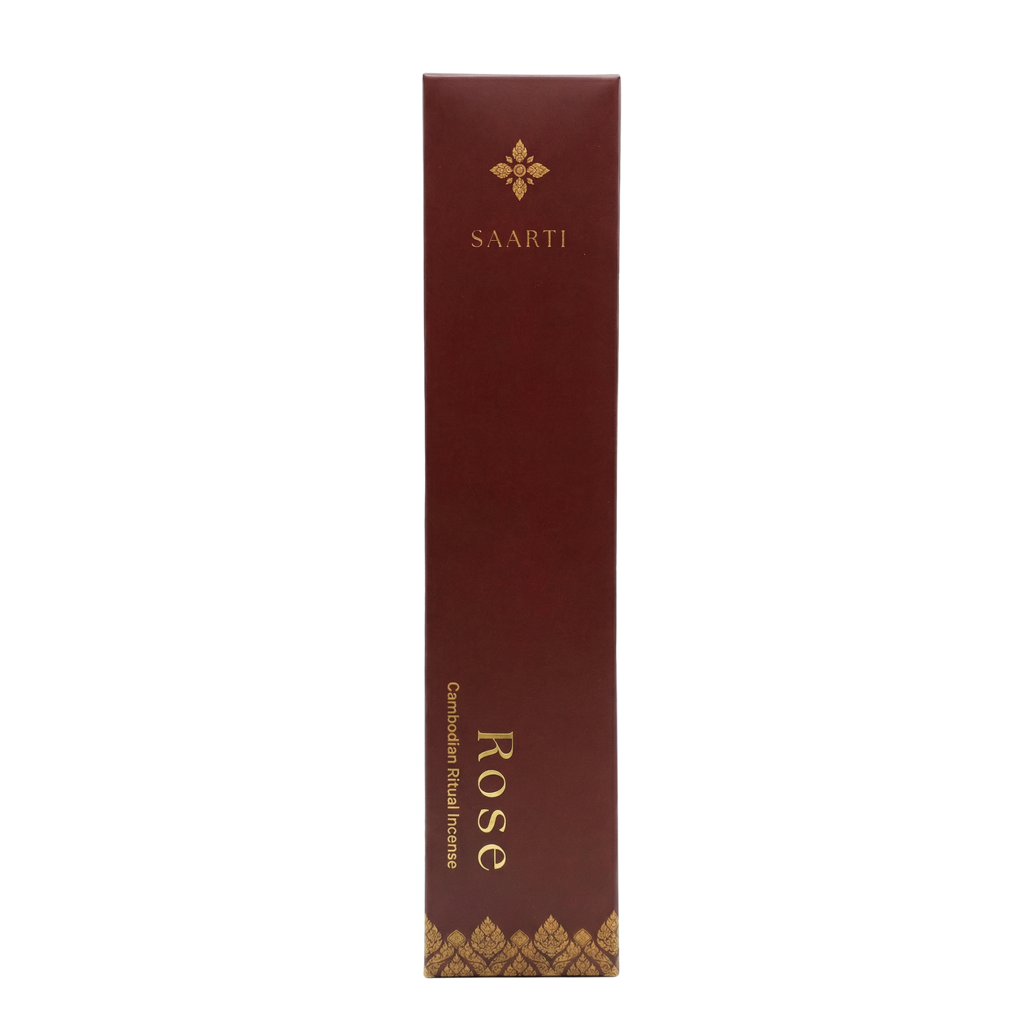 Saarti Rose incense cambodian temple inspired packaging