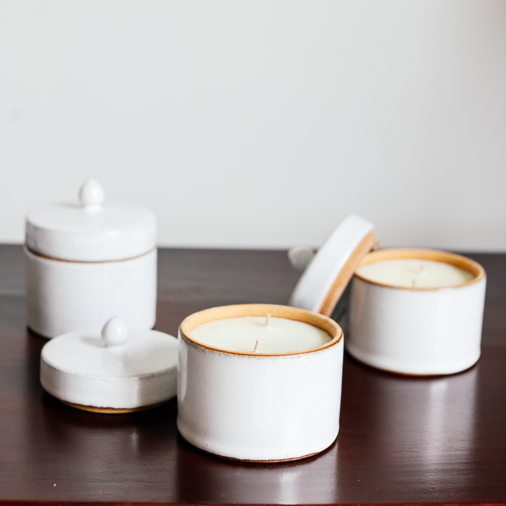 Saarti Essential Oil Candle, Soy Candle, Green Tea Candle, Cambodia Gifts, Cambodian made gifts