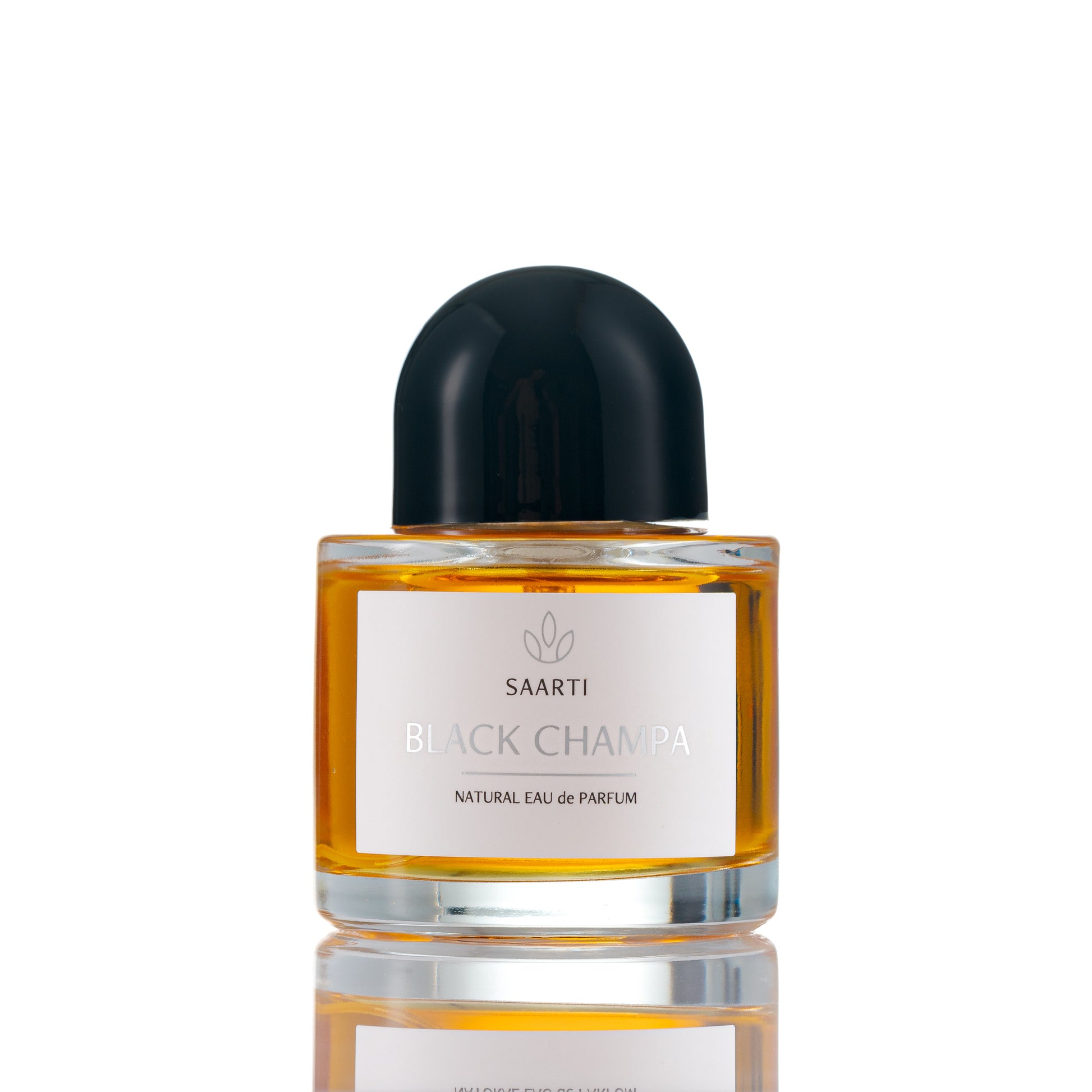 black champa natural perfume with oud and champaca essential oil niche perfumery brand saarti