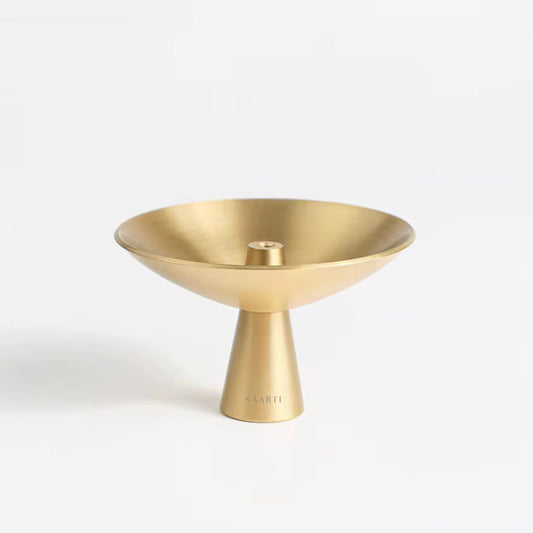 cambodian ritual incense holder brass