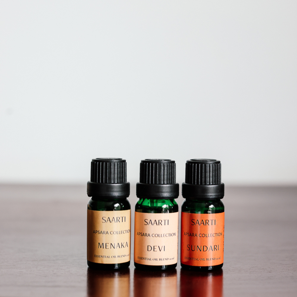 Best shopping Siem Reap Essential oil Cambodia, natural blends,angkor wat temple, perfect gift from Cambodia trip, best brands, menaka, sundari, devi, ylang ylang, jasmine, coconut, fragrance, sandalwood, ponlei, turmeric, galangal, pomelo, neroli.